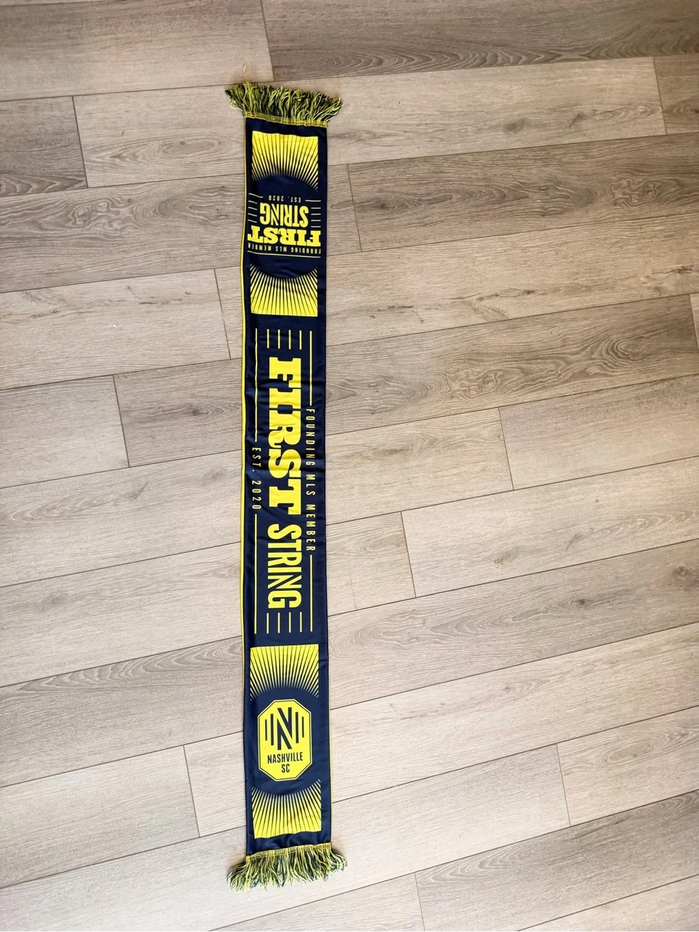 Nashville SC Founding MLS Member “First String” Soccer Scarf 2020